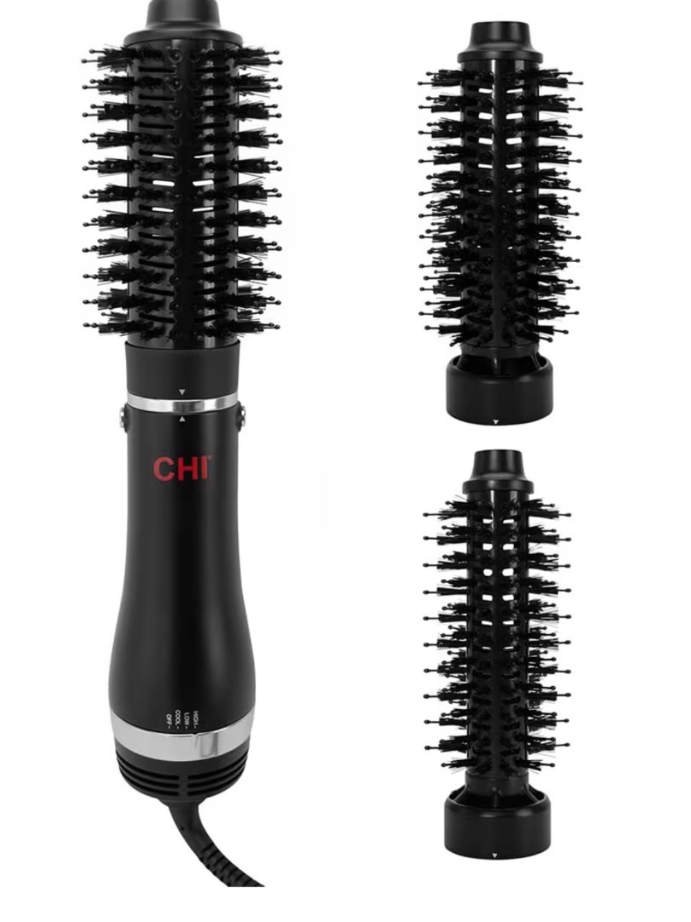 CHI 3-in-1 Round Blowout Brush, Hair Dryer Brush For Smooth, Frizz-Free Hair New